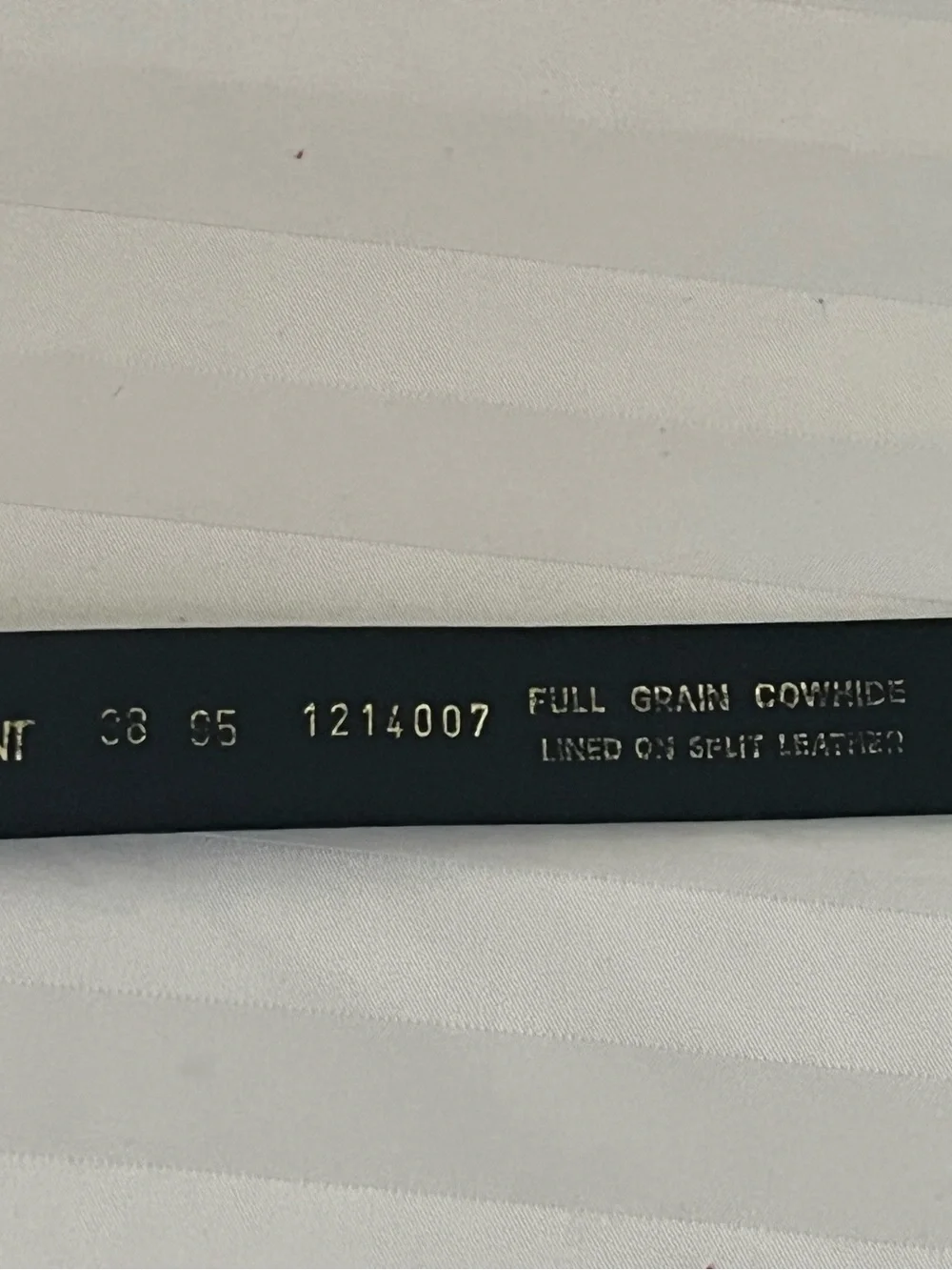 1980s Brown Yves Saint Laurent belt 38/85